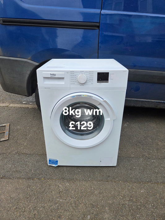 Beko 8kg washing machine 🌟 Free Delivery 🌟 120 Days Warranty 🌟