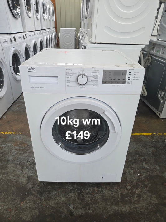 Beko 10kg washing machine 🌟 Free Delivery 🌟 120 Days Warranty 🌟
