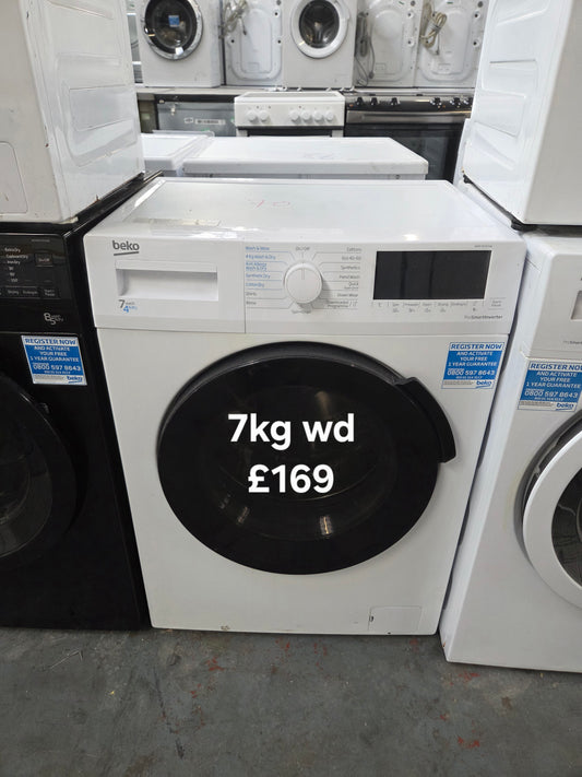 Beko 7kg washer dryer 🌟 Free Delivery 🌟 120 Days Warranty 🌟