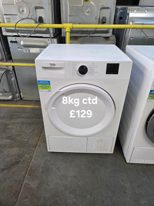 Beko 8kg condenser tumble dryer 🌟 Free Delivery 🌟 120 Days Warranty 🌟