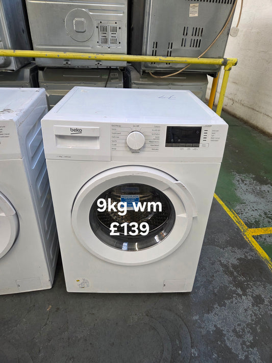Beko 9kg washing machine 🌟 Free Delivery 🌟 120 Days Warranty 🌟