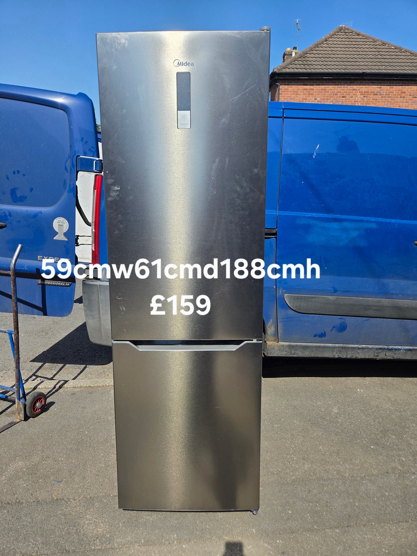 Midea fridge freezer 🌟 Free Delivery 🌟 120 Days Warranty 🌟 Leicester Only