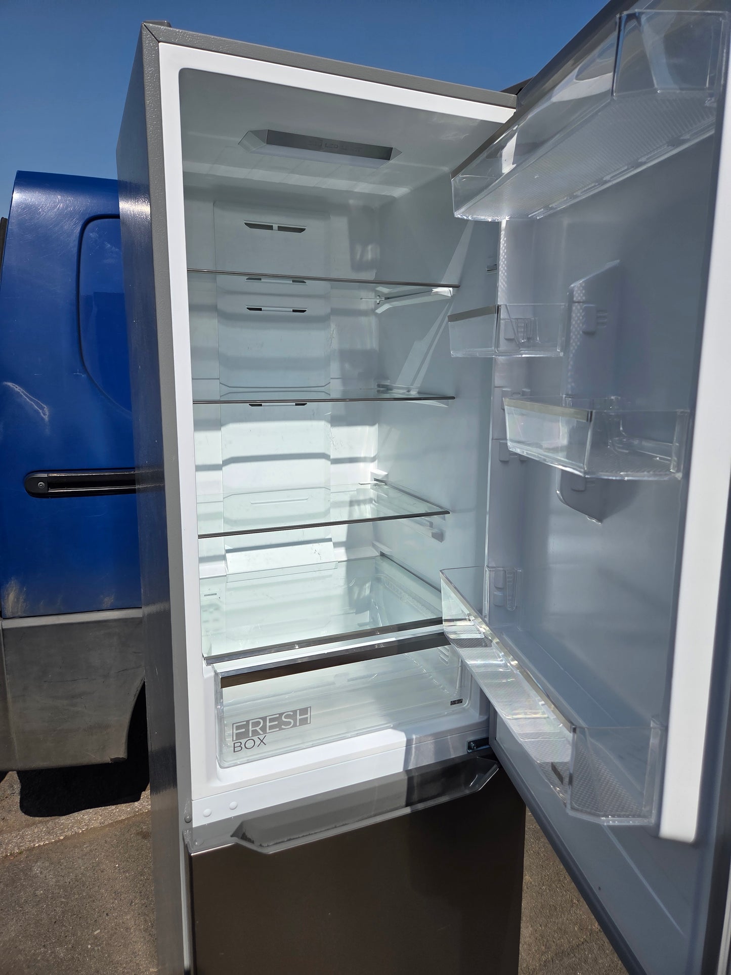 Midea fridge freezer 🌟 Free Delivery 🌟 120 Days Warranty 🌟 Leicester Only