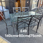 Garden table and 6 chairs 🌟 Free delivery in Leicester 🌟