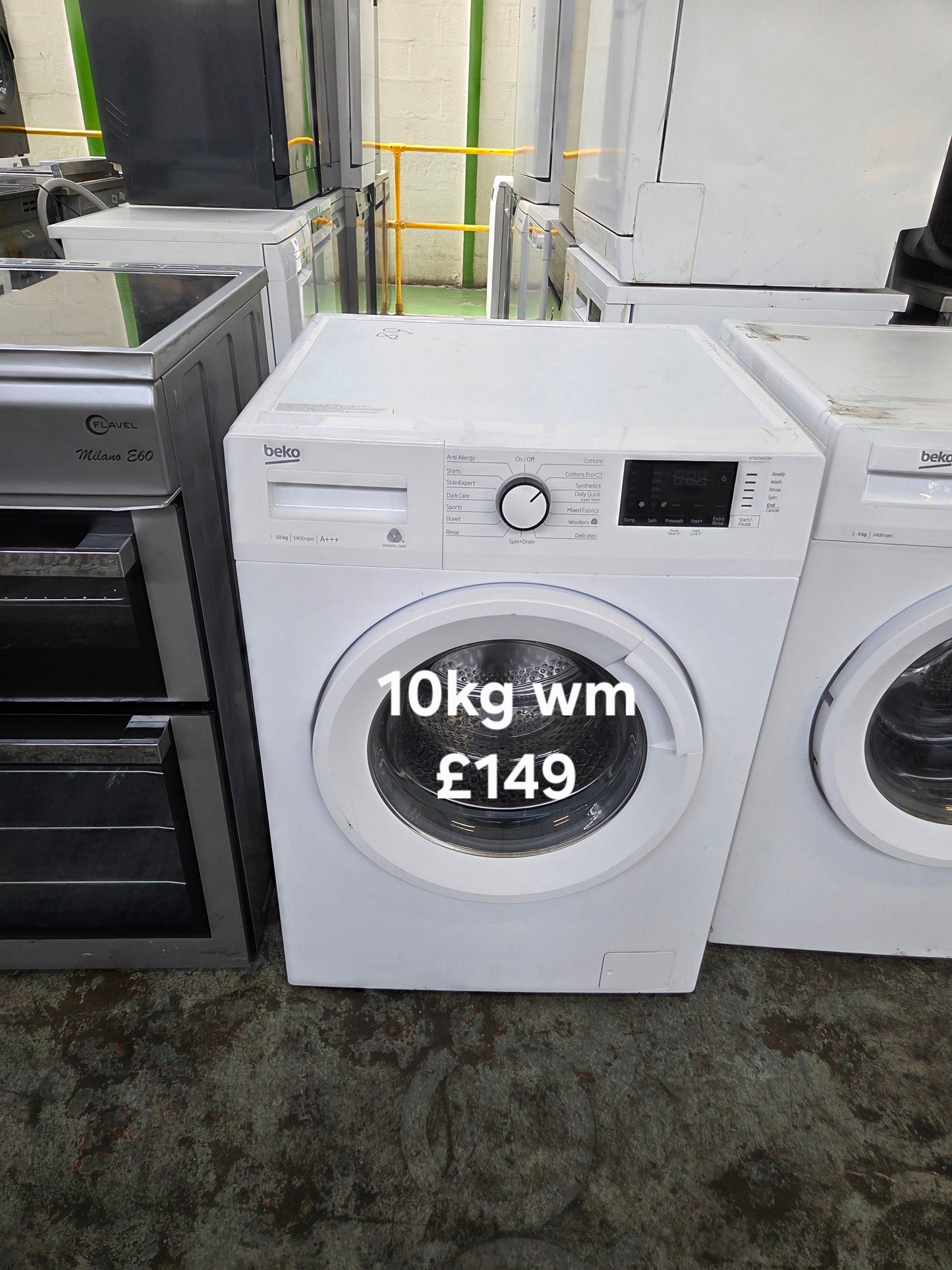 Beko 10kg washing machine 🌟 Free Delivery 🌟 120 Days Warranty 🌟