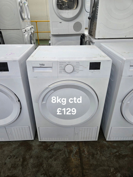 Beko 8kg condenser tumble dryer 🌟 Free Delivery 🌟 120 Days Warranty 🌟
