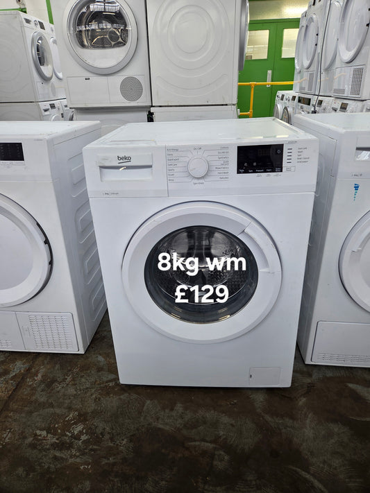 Beko 8kg washing machine 🌟 Free Delivery 🌟 120 Days Warranty 🌟