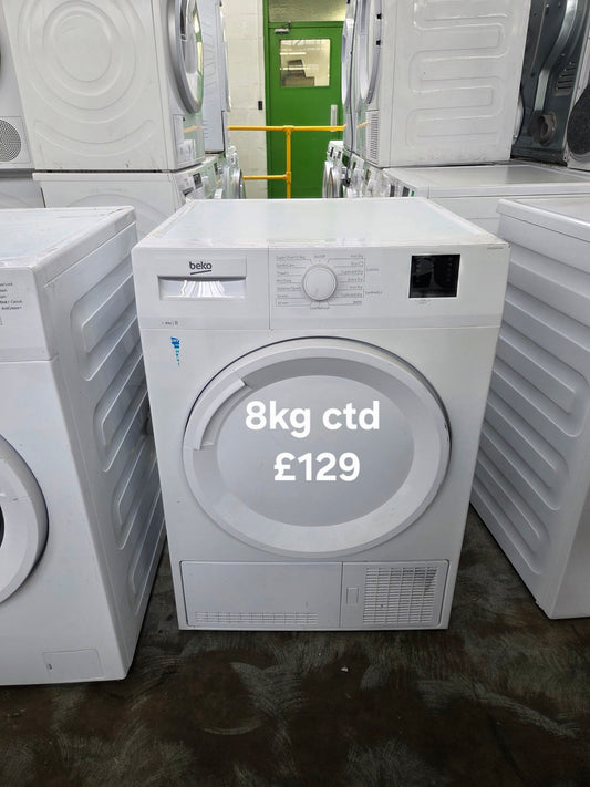 Beko 8kg condenser tumble dryer 🌟 Free Delivery 🌟 120 Days Warranty 🌟