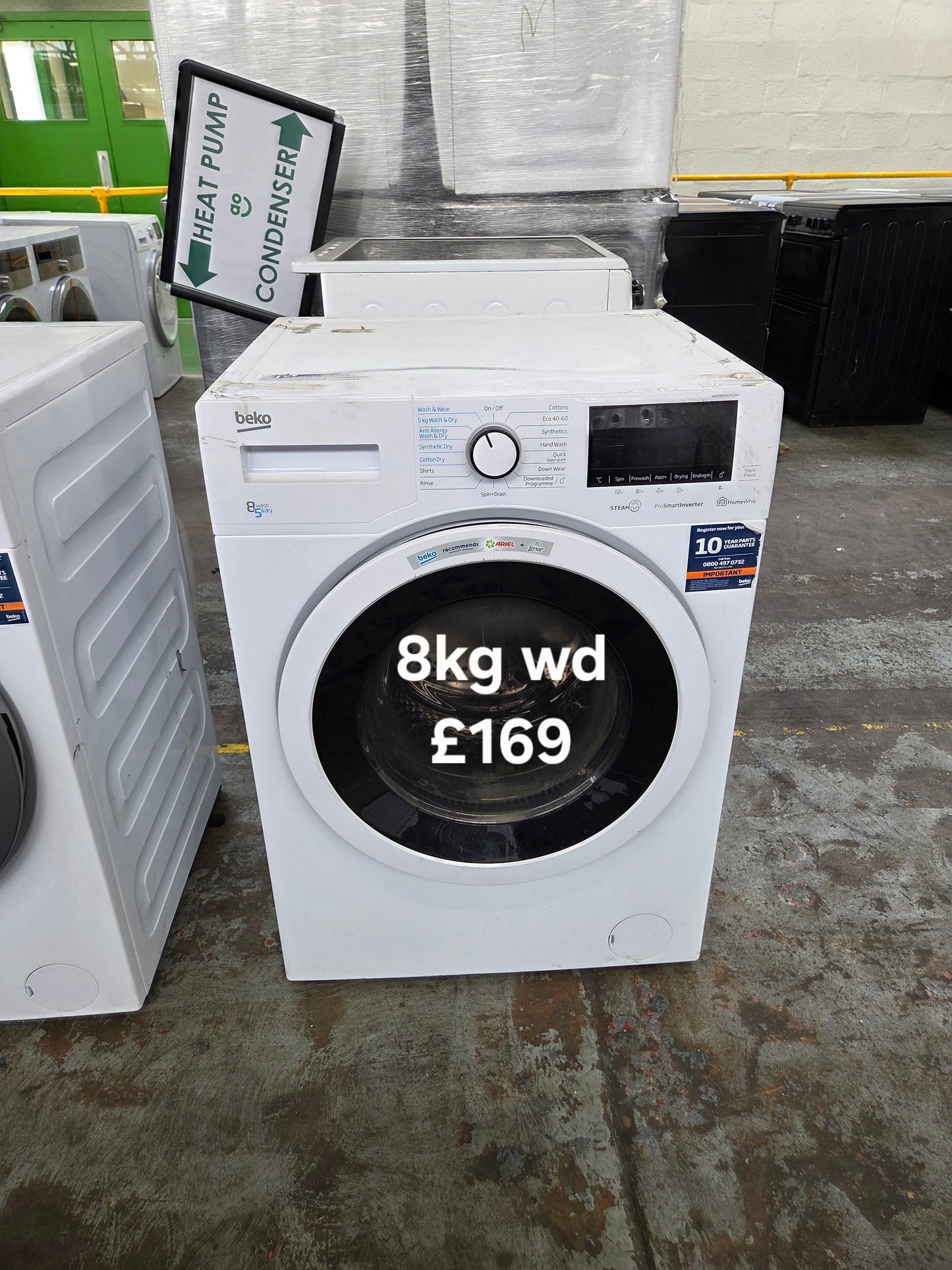 Beko 8kg Washer Dryer 🌟 Free Delivery 🌟 120 Days Warranty 🌟