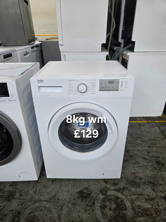 Beko 8kg washing machine 🌟 Free Delivery 🌟 120 Days Warranty 🌟