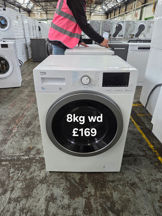 Beko 8kg Washer Dryer 🌟 Free Delivery 🌟 120 Days Warranty 🌟