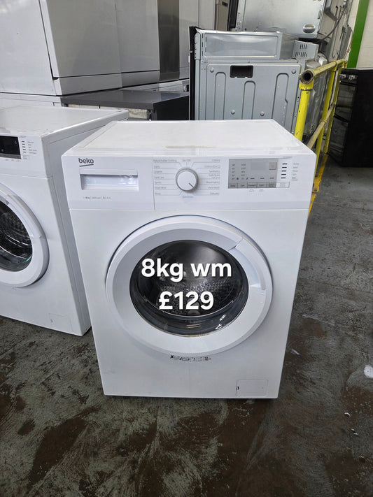 Beko 8kg washing machine 🌟 Free Delivery 🌟 120 Days Warranty 🌟