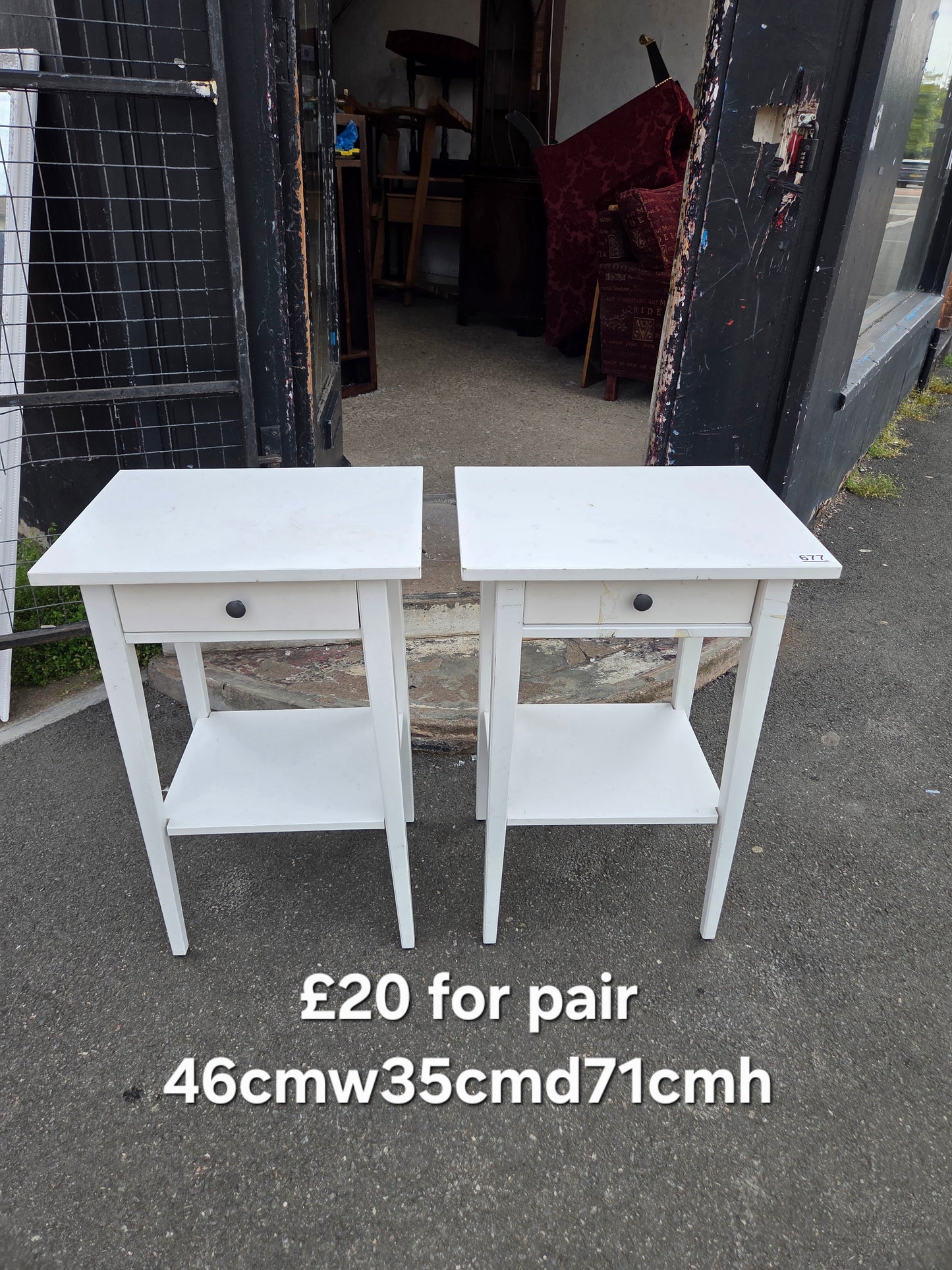 2 ikea bedside tables 🌟 Free delivery in Leicester 🌟