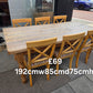 Large Wooden Dining Table and 6 Chairs 🌟 Free delivery in Leicester 🌟