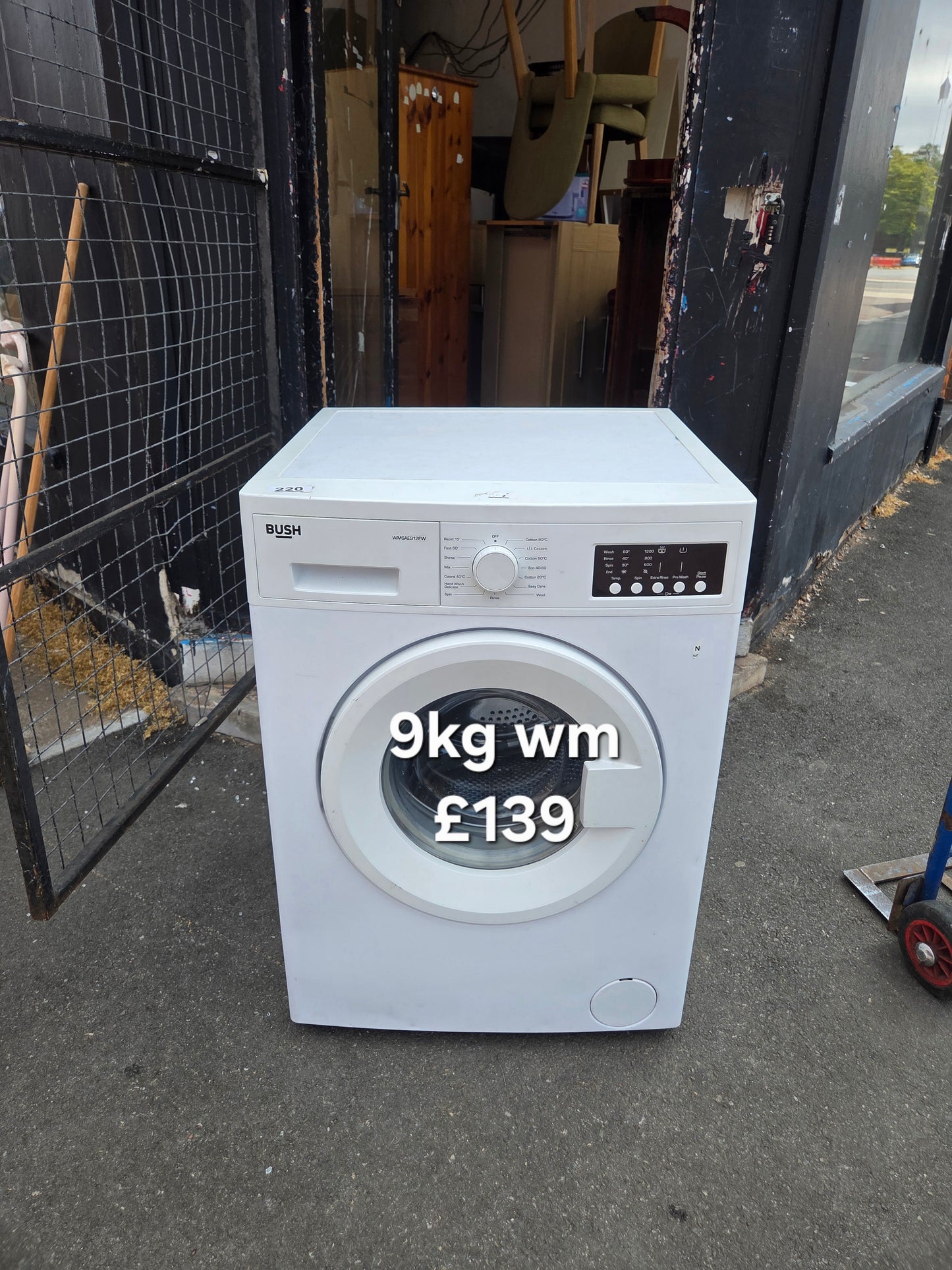 Bush 9kg washing machine 🌟 Free Delivery 🌟 120 Days Warranty 🌟