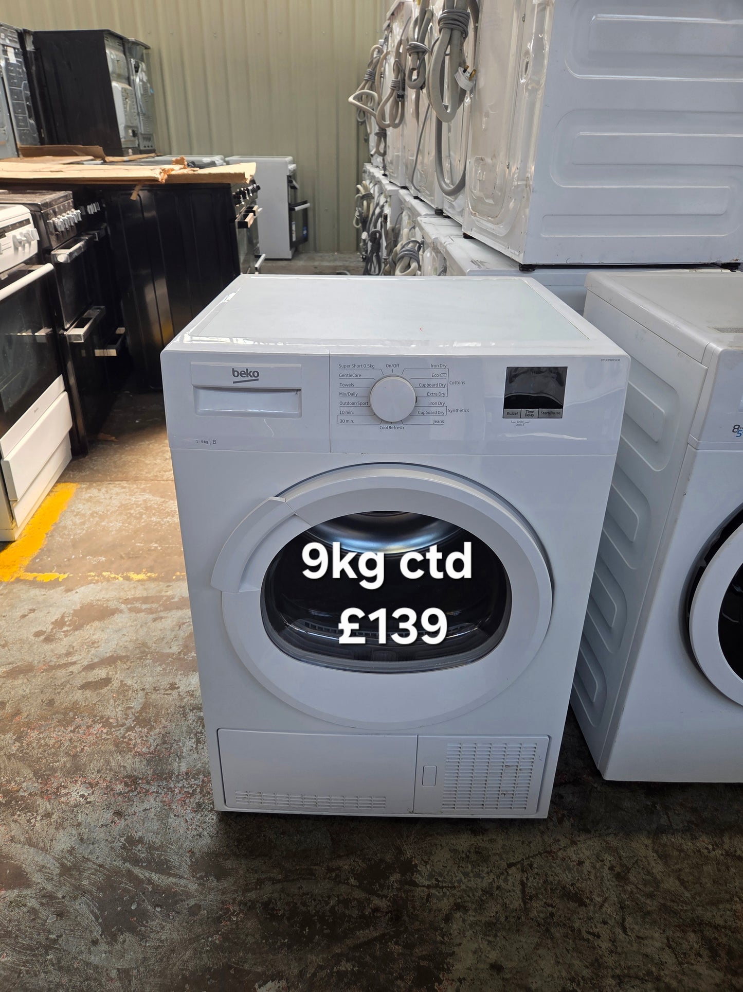 Beko 9kg condenser dryer 🌟 Free Delivery 🌟 120 Days Warranty 🌟