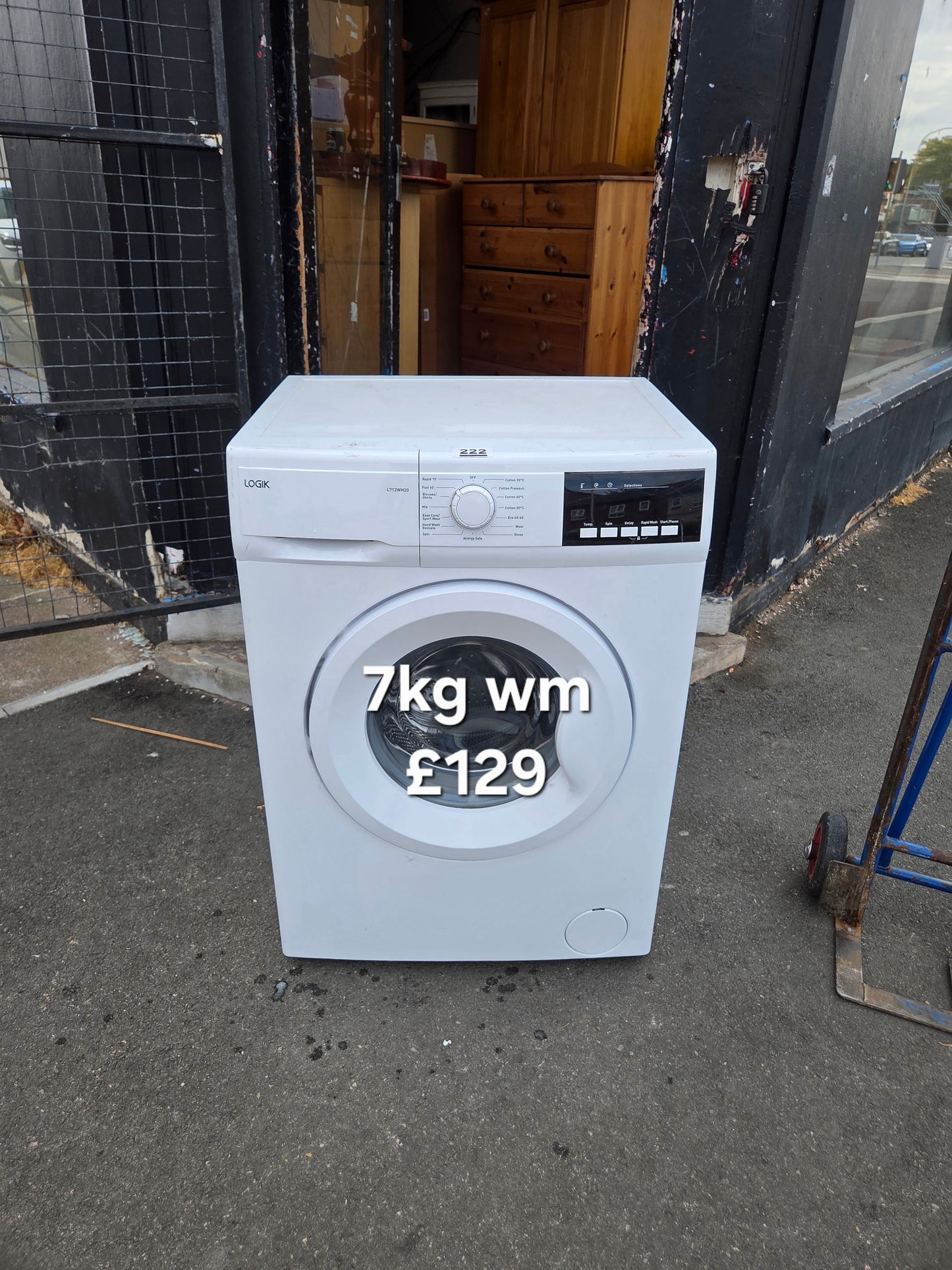 Logik 7kg washing machine 🌟 Free Delivery 🌟 120 Days Warranty 🌟