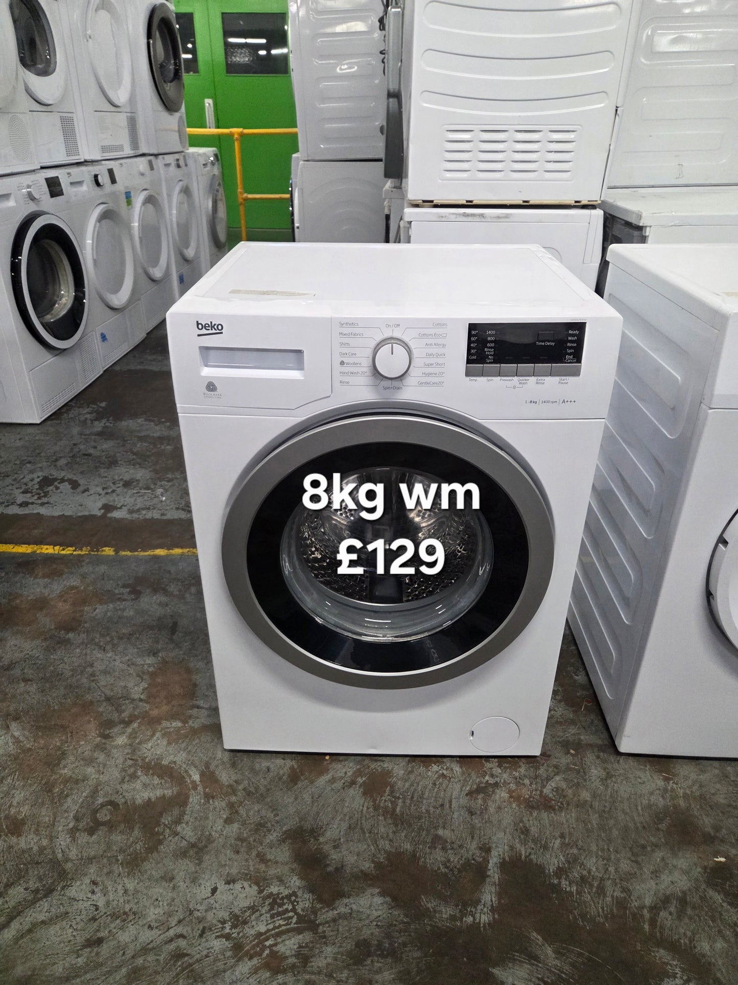 Beko 8kg washing machine 🌟 Free Delivery 🌟 120 Days Warranty 🌟