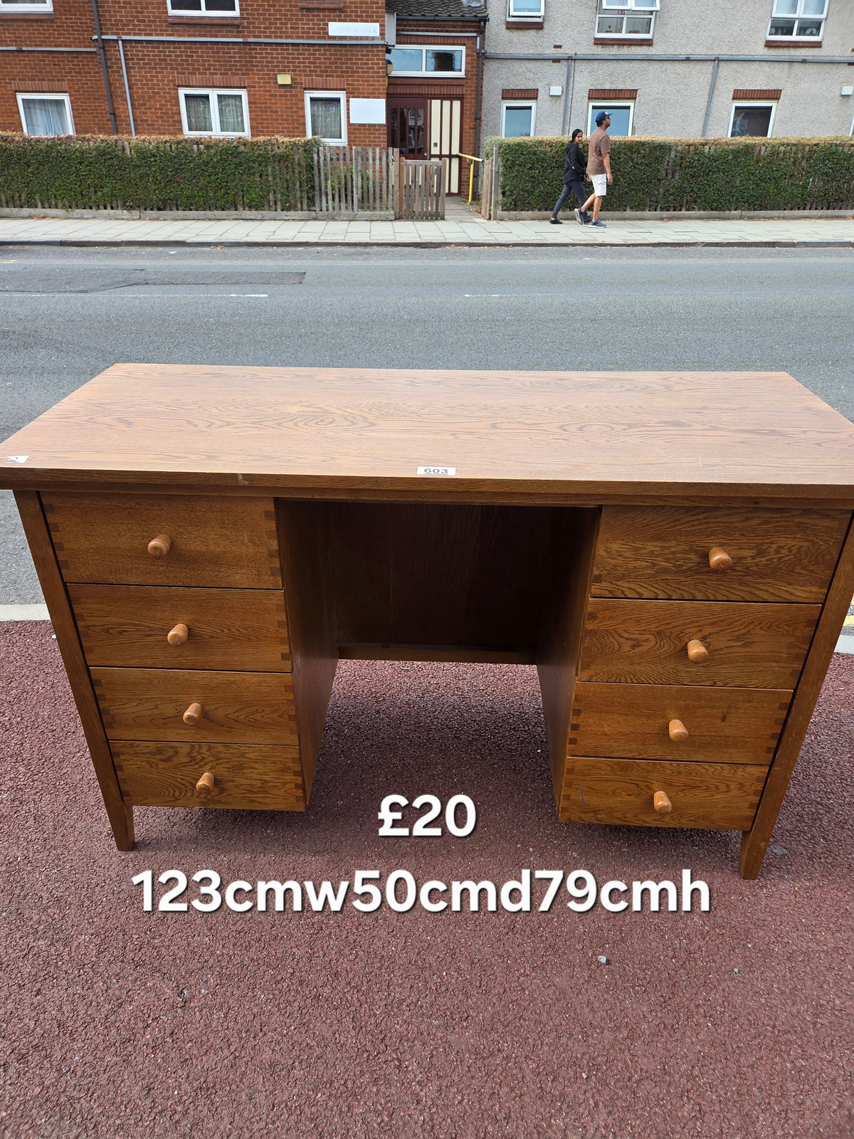 Wooden desk Free Delivery in Leicester