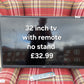 Sharp 32 inch tv no stand Free Delivery in Leicester