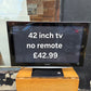 Panasonic 42 inch tv no remote Free Delivery in Leicester