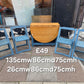 Stowaway dining table and 4 chairs Free Delivery in Leicester