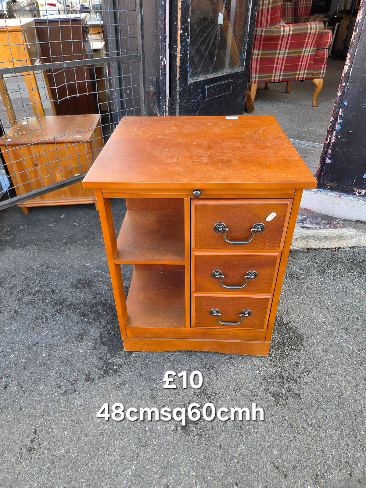 Swivel storage side table Free Delivery in Leicester