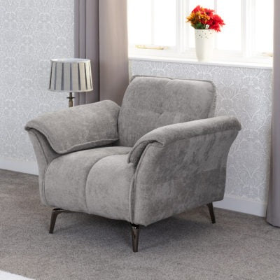 Amalfi 1 Seater Sofa
Grey Fabric