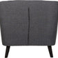 Ashley 1 Seater Sofa
Dark Grey Fabric