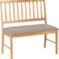 Austin Dining Bench Set (2 Chairs)
Oak Effect/Grey Fabric