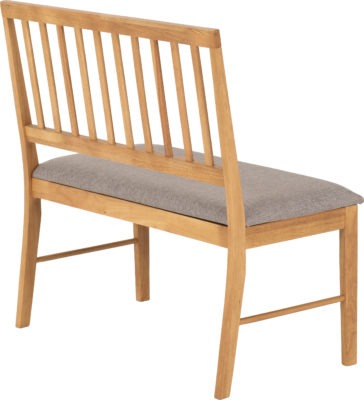 Austin Dining Bench Set (2 Chairs)
Oak Effect/Grey Fabric