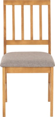 Austin Dining Bench Set (2 Chairs)
Oak Effect/Grey Fabric