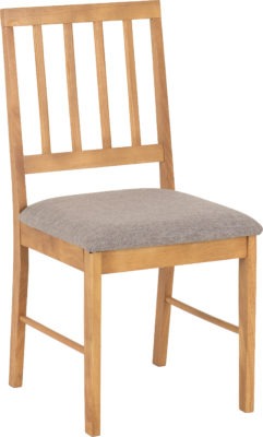 Austin Dining Bench Set (2 Chairs)
Oak Effect/Grey Fabric
