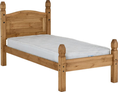 Corona 3' Bed Low Foot End
Distressed Waxed Pine