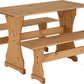 Corona Dinette Set
Distressed Waxed Pine