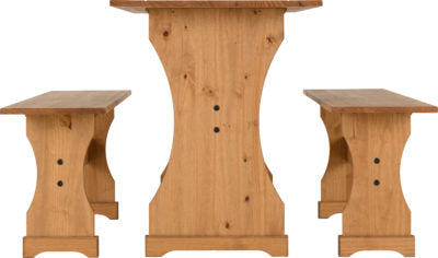 Corona Dinette Set
Distressed Waxed Pine