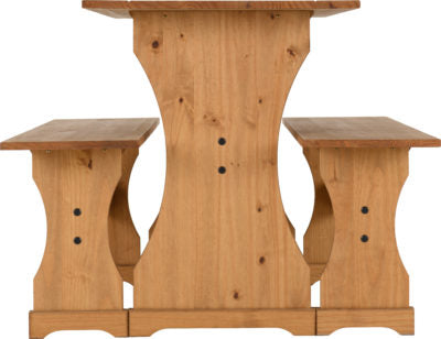 Corona Dinette Set
Distressed Waxed Pine