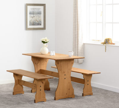 Corona Dinette Set
Distressed Waxed Pine