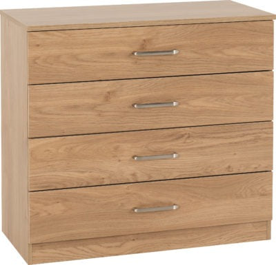 Dakota 4 Drawer Chest
Oak Effect