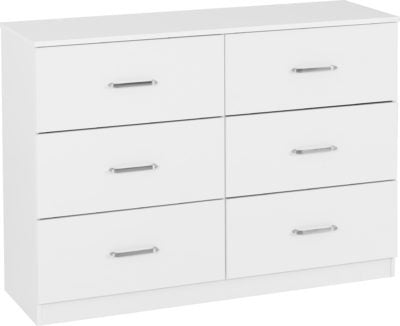 Dakota 6 Drawer Chest
White