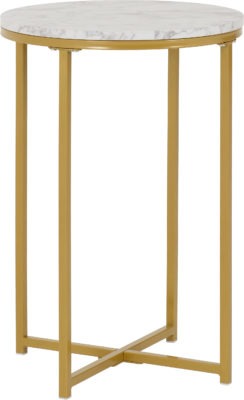 Dallas Side Table
Marble/Gold Effect