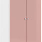 Denver 2 Door Wardrobe
White/Pink Gloss