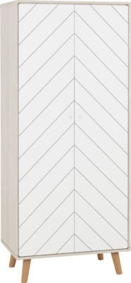 Dixie 2 Door Wardrobe
Dusty Grey/White