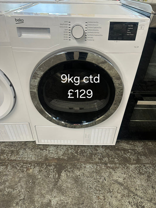Beko 9kg condenser dryer 🌟 Free Delivery 🌟 120 Days Warranty 🌟