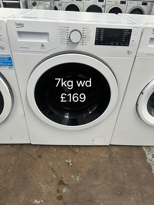 Beko 7kg washer dryer 🌟 Free Delivery 🌟 120 Days Warranty 🌟