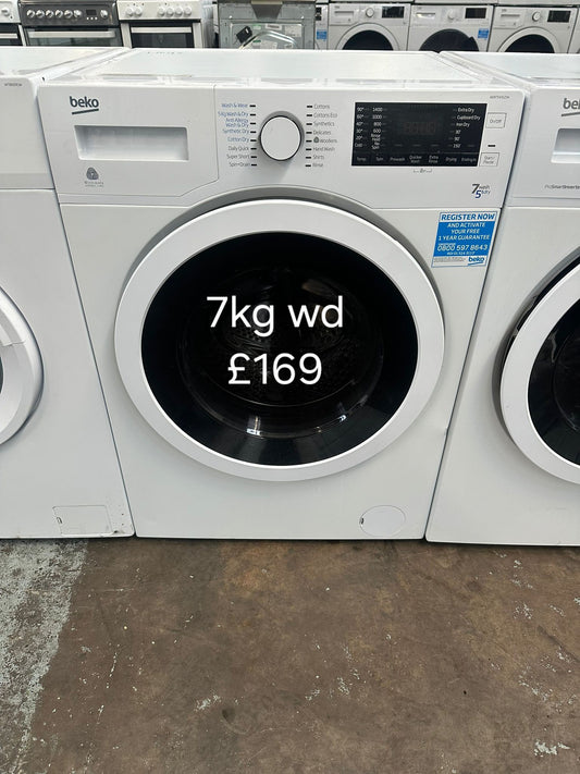 Beko 7kg washer dryer 🌟 Free Delivery 🌟 120 Days Warranty 🌟