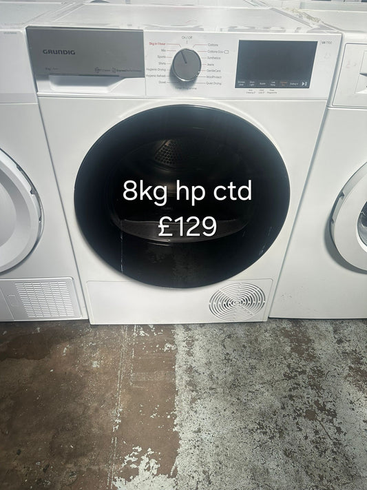 Grundig 8kg heat pump dryer 🌟 Free Delivery 🌟 120 Days Warranty 🌟