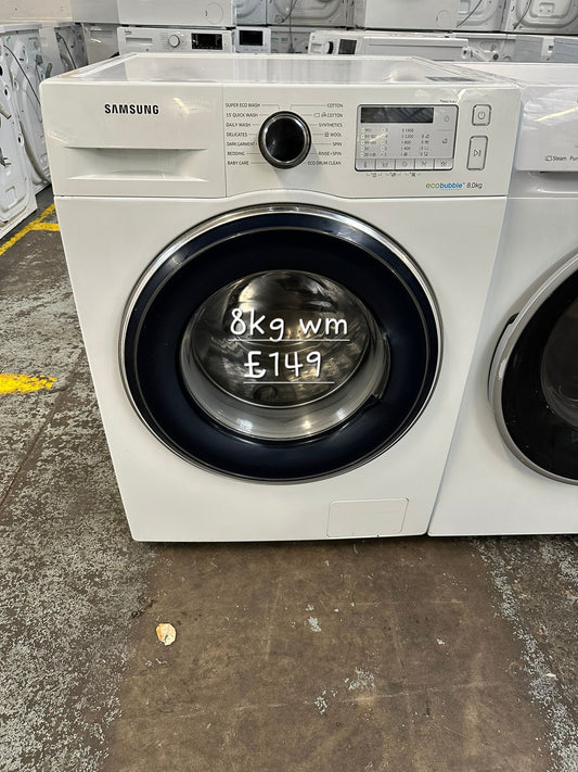 Samsung 8kg washing machine 🌟 Free Delivery 🌟 120 Days Warranty 🌟