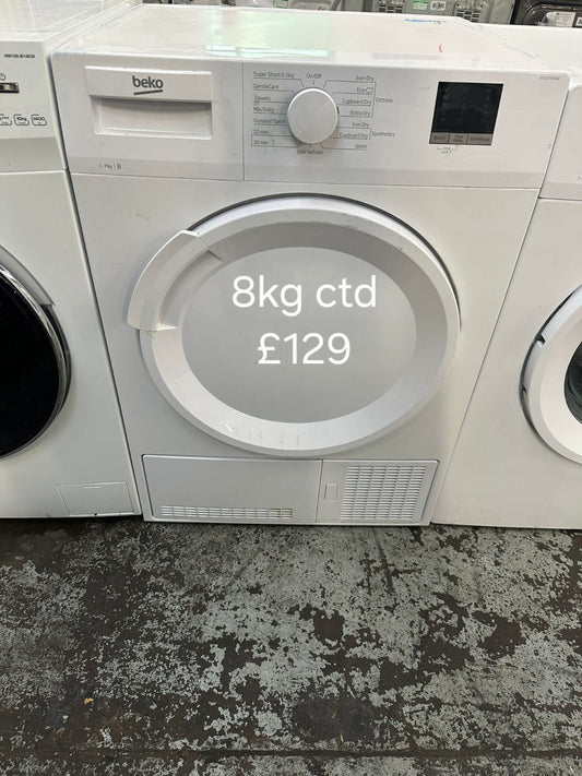 Beko 8kg condenser tumble dryer 🌟 Free Delivery 🌟 120 Days Warranty 🌟