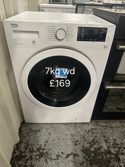 Beko 7kg washer dryer 🌟 Free Delivery 🌟 120 Days Warranty 🌟
